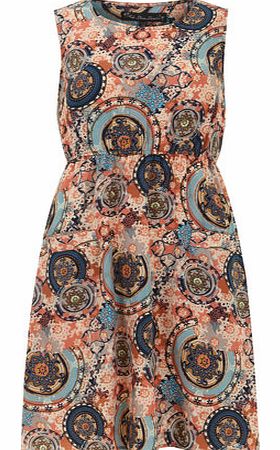 Dorothy Perkins Womens Mela Multi Colour Print Dress- Multi