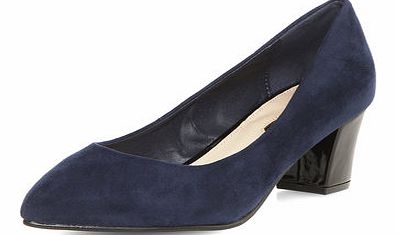 Dorothy Perkins Womens Navy mid block heel point sandal heels-