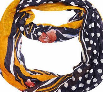 Dorothy Perkins Womens Navy Mix and Match Snood- Blue DP11151123