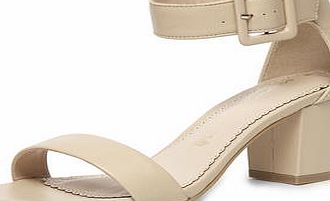 Dorothy Perkins Womens Nude leather sandals- Nude DP22307135