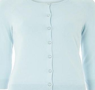Dorothy Perkins Womens Pale blue long sleeve cotton cardigan-