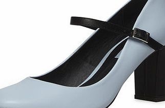 Dorothy Perkins Womens Pale blue mary-jane court shoes- Pale