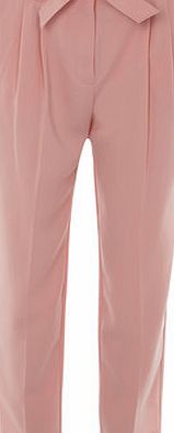 Dorothy Perkins Womens Pale Pink Crepe Peg Trousers- Pink