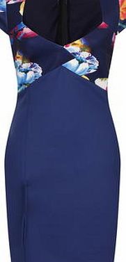 Dorothy Perkins Womens Paper Dolls Tropical Sweatheart Dress-