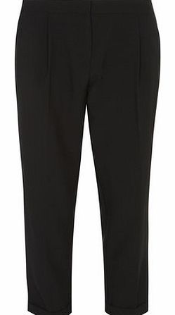 Dorothy Perkins Womens Petite black peg trousers- Black DP79294210