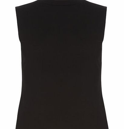 Dorothy Perkins Womens Petite high neck vest top- Black DP79855601