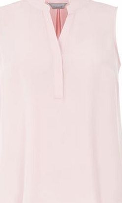 Dorothy Perkins Womens Petite pink sleeveless shirt- Pink