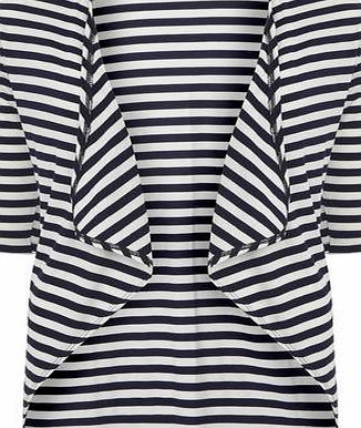 Dorothy Perkins Womens Petite stripe cardigan- Blue DP79866830