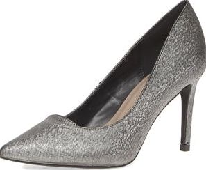 Dorothy Perkins, 1134[^]262015000710382 Womens Pewter Wafer wide fit courts- Pewter