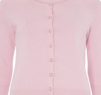 Dorothy Perkins Womens Pink Cotton Cardigan- Pink DP55303345