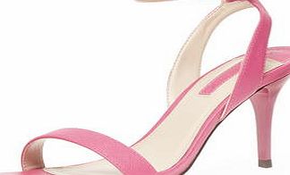 Dorothy Perkins Womens Pink minimal low heel sandals- Pink