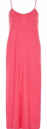 Womens Pink plain cami maxi dress- Pink DP07206445