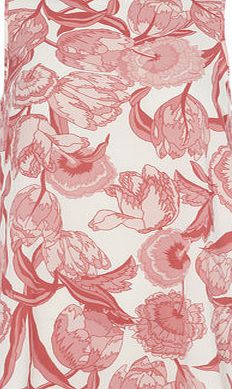 Dorothy Perkins Womens Pink Print High Neck Top- Pink DP05521145