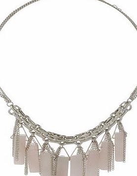 Dorothy Perkins Womens Pink Semi Precious Necklacw- Pink