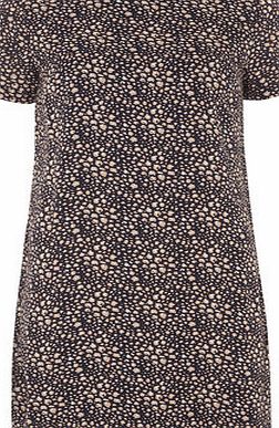 Dorothy Perkins Womens Poppy Lux Navy Pink White Leopard Tunic-