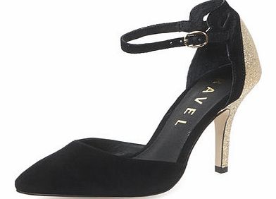 Dorothy Perkins Womens Ravel Ankle strap court shoes- Metallic