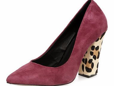 Dorothy Perkins Womens Ravel Block heel court shoes- Red