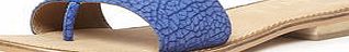 Dorothy Perkins Womens Ravel Leather Sandals- Blue DP23000671