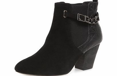 Dorothy Perkins Womens Ravel Pull on ankle boots- Black DP23000604