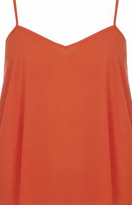 Dorothy Perkins Womens Red V Front Cami Top- Red DP05544100