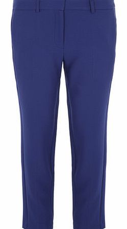 Womens Royal Blue Pique Trousers- Blue DP66792122