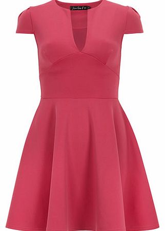Womens Scarlett B Pink fit and flare dress- Pink