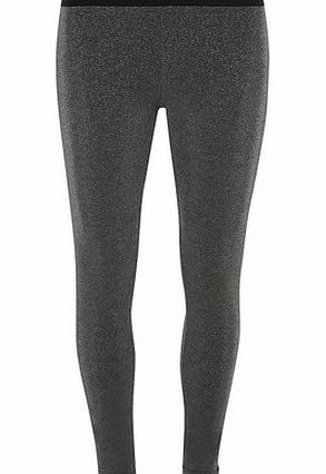 Dorothy Perkins Womens Silver sparkle treggings- Silver DP14572500