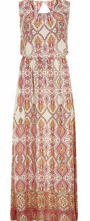 Dorothy Perkins Womens Tall Pink Paisley Maxi Dress- Pink