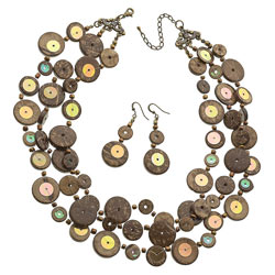 Dorothy Perkins Wooden Button and Sequin Set