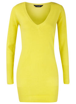 Yellow soft touch jumper