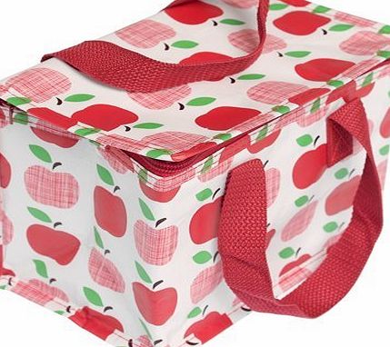 dotcomgiftshop  Apple Design Recycled Foil-Lined Lunch Bag