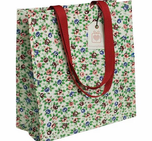 dotcomgiftshop Recycled dotcomgiftshop Branded Rambling Rose Shopper Bag