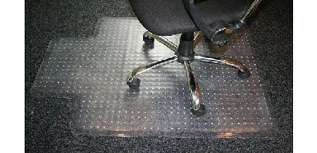 Dotty Deals Carpet Protector Home Office Chair Spike Mat Non Slip Clear Frosted PVC 910X1220