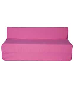 Double Chair Bed Sofa - Pink
