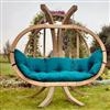 Globo hanging chair: Base approx 195 x 130 x 230 - Natural