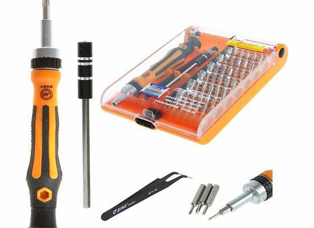 douself 45-in-1 Professional Interchangeable Hardware Rachet Screw Driver Tool Kit Screwdriver Manual Tool[Remove Small Part of Your Computer/Mp4/Cellphone]