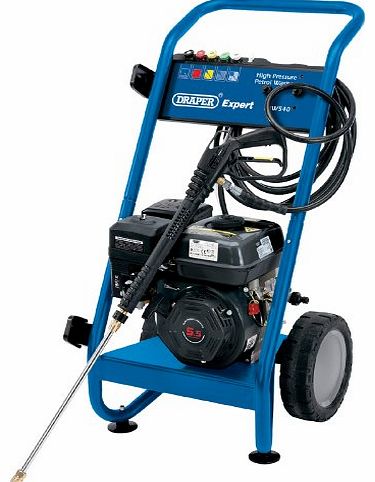 EXPERT 5.5HP PETROL PRESSURE WASHER - Features:, Expert Quality, Ideal for rapid cleaning of large vehicles, caravans, farm equipment, boats, driveways, For use where no mains power available, 4 strok