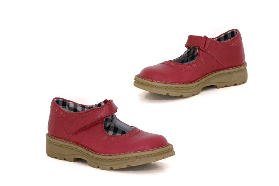 Dr Martens - Helena Mary Jane - Kids - Red