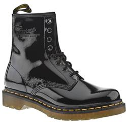 Dr Martens Female 8 Eye Patent Boot Patent Upper Casual in Black