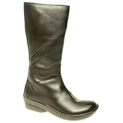 Female Athena Neema Boot Leather Upper Alternative in Black, Dark Brown