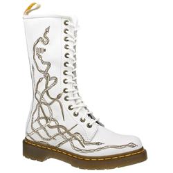 Female Dr Martens Laser Boot Leather Upper Casual in White