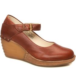 Dr Martens Female Drew Mary Jane Leather Upper in Tan
