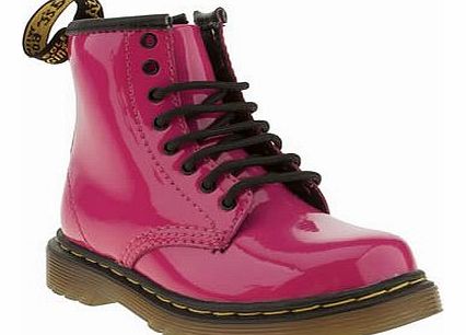 Dr Martens kids dr martens pink delaney boot patent girls