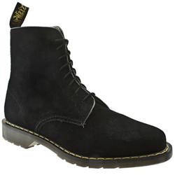 Male Dr Martens Jeffery Suede Upper Casual Boots in Black, Brown