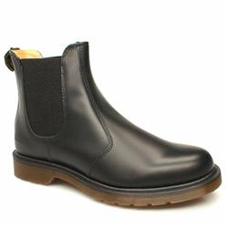 Male Original Chelsea Leather Upper Casual Boots in Black