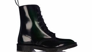 Dr. Martens Mens Langston green leather boots