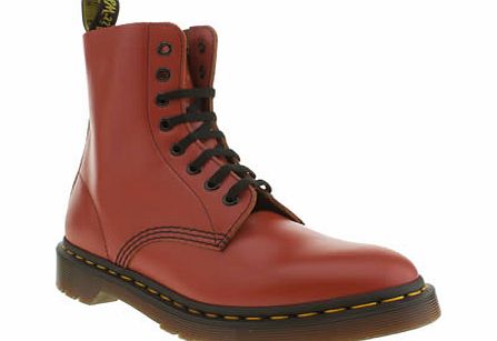 dr martens Red Pascal 8 Eye Boots