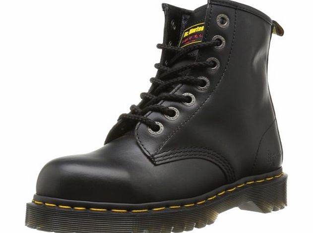 Dr. Martens Unisex Black Leather Safety 7B10 Boots 10 Uk Regular