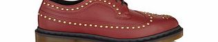 Unisex Joe cherry red leather shoes