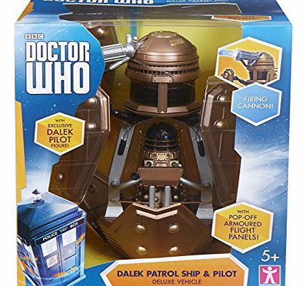Dr Who Doctor Who Dalek Patrol Ship and Figure